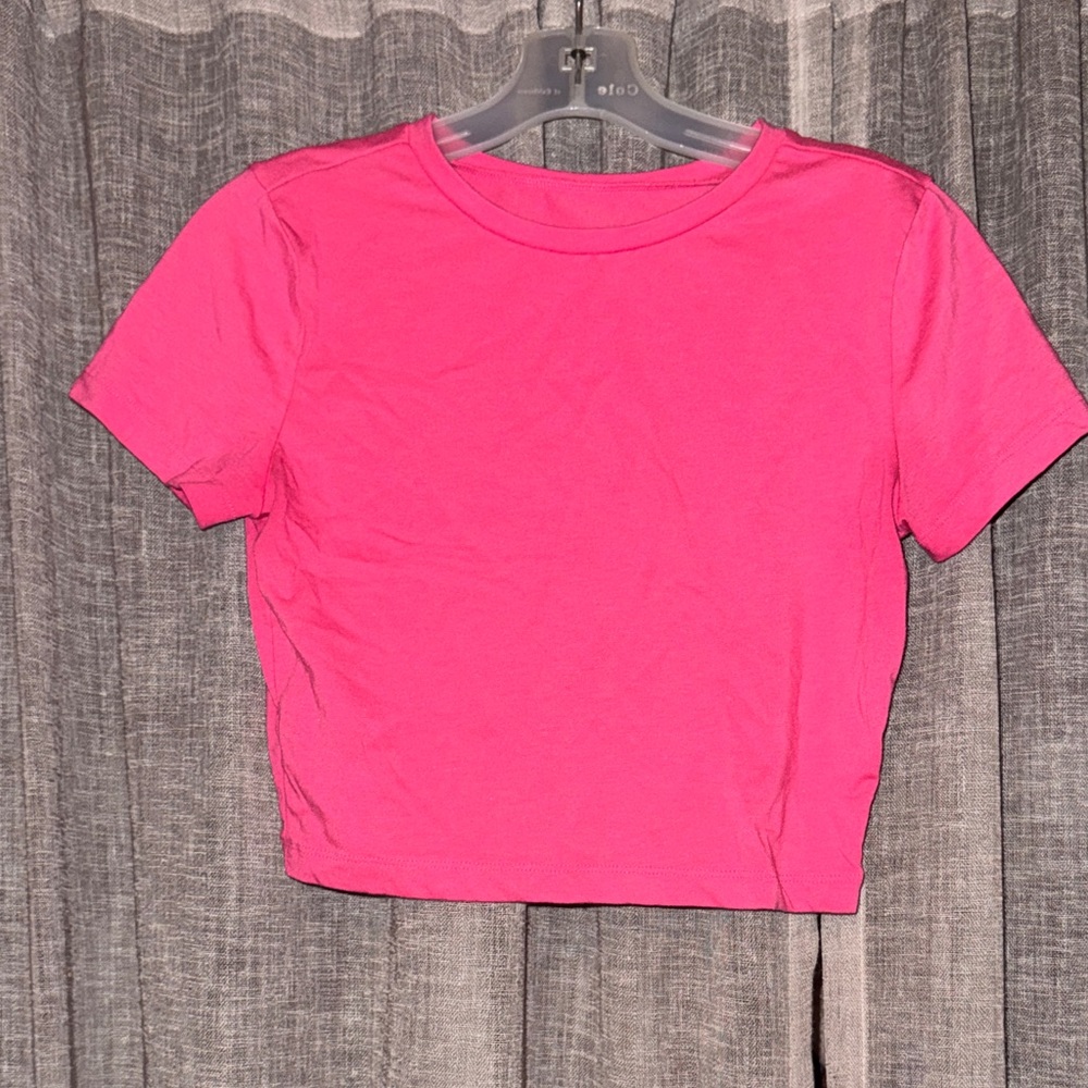 Wild Fable Hot Pink Crop Top